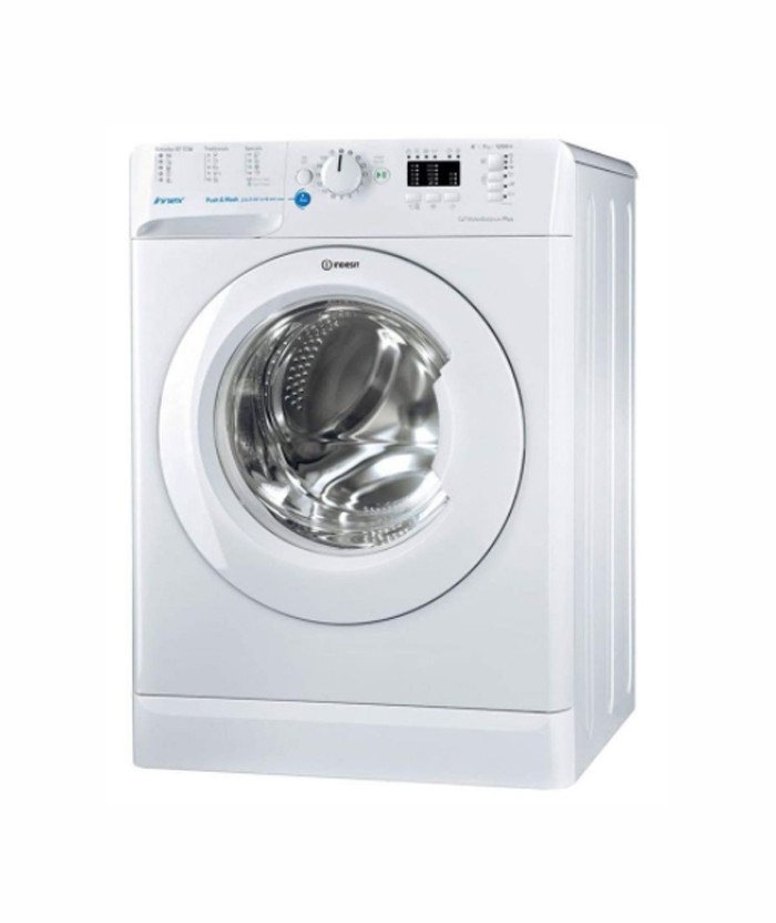 MACHINE À LAVER AUTOMATIQUE INDESIT 7KG BWA71252WEU - 1200 T - BLANC