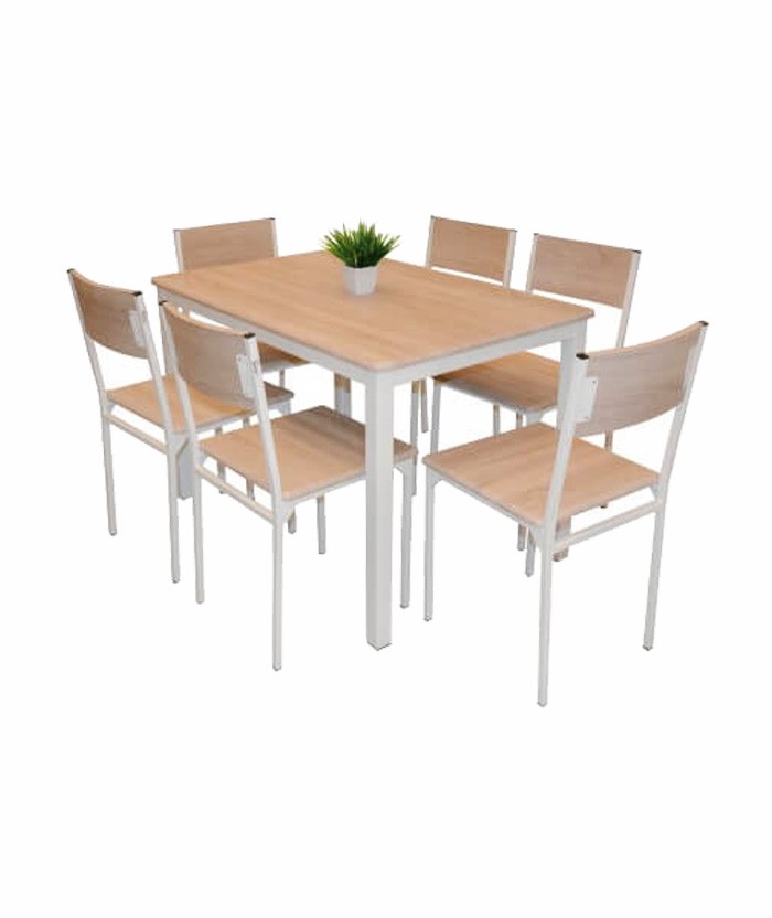 TABLE S.A.M SERENA ( TABLE 120X80  + 6 CHAISES SERENA )