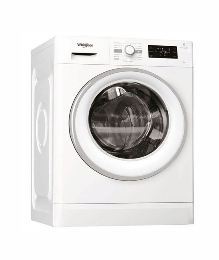 MACHINE À LAVER AUTOMATIQUE WHIRLPOOL 7KG FWG71253WNA - 1200T - BLANC