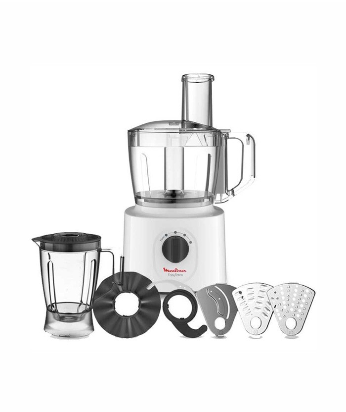 ROBOT MASTERCHEF MULTIFONCTIONS MOULINEX FP246110 - 700 W - BLANC