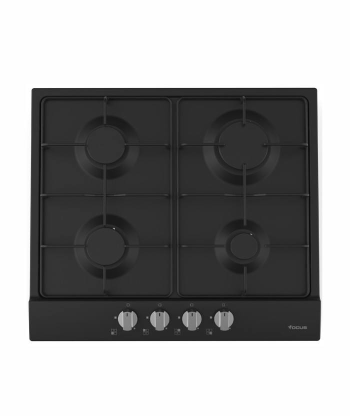 PLAQUE DE CUISSON 4 FEUX FOCUS F.401B - 60CM - NOIR