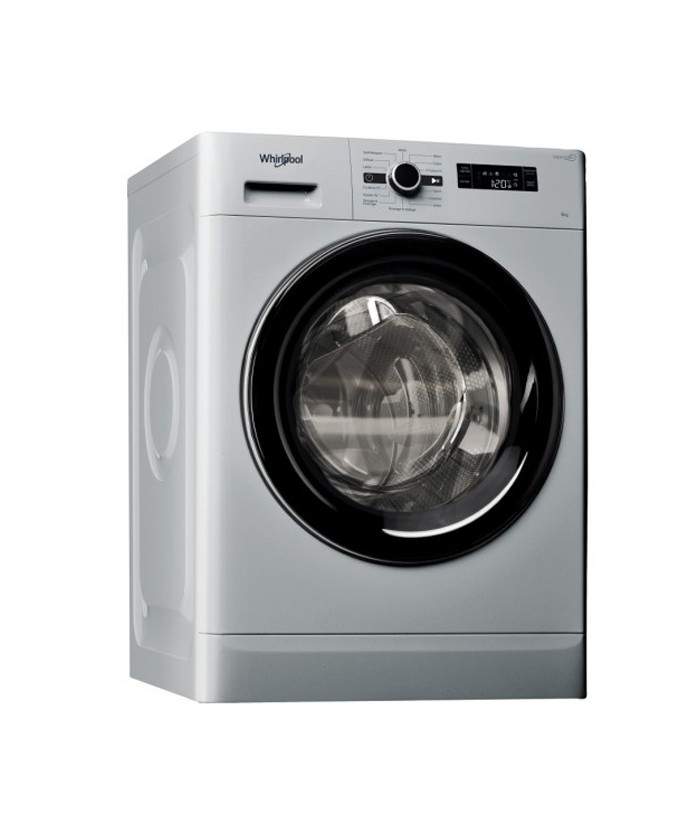 MACHINE À LAVER AUTOMATIQUE WHIRLPOOL 6KG FWF61052SB MA - 1000T - INOX