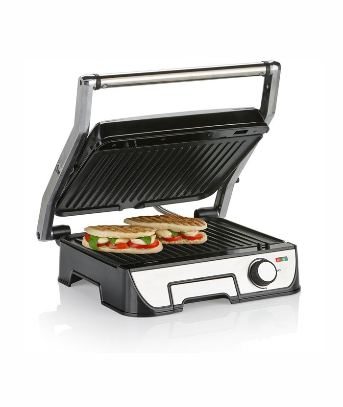 GRILL A VIANDE ET PANINI TRISTAR GR-2849 - 2000W - INOX