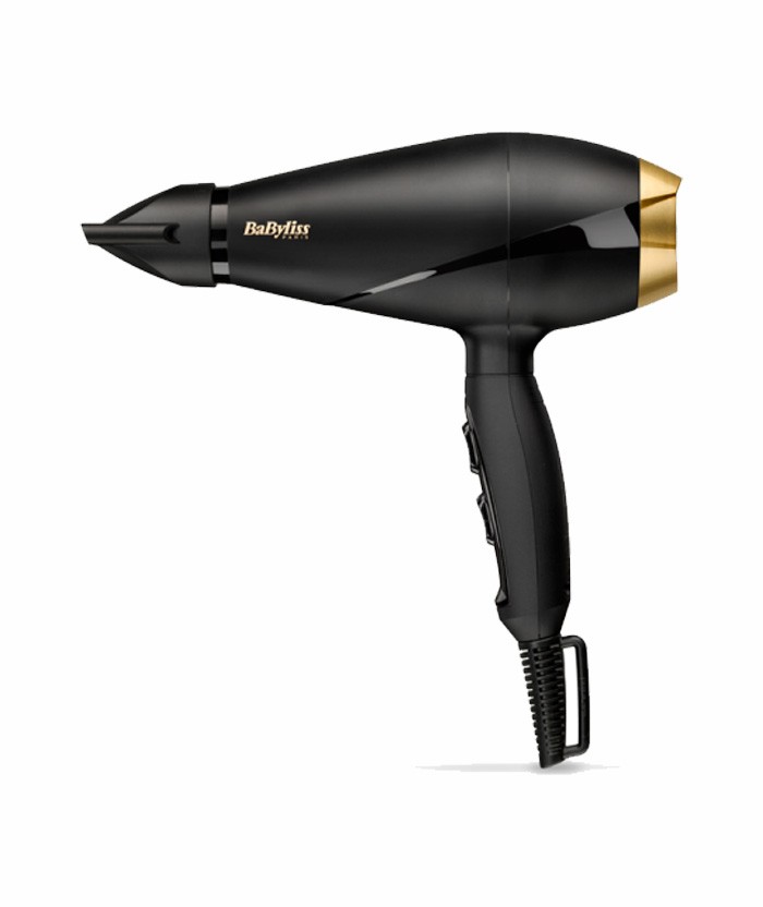 SÈCHE CHEVEUX BABYLISS 6704E - 2000W - NOIR ET OR