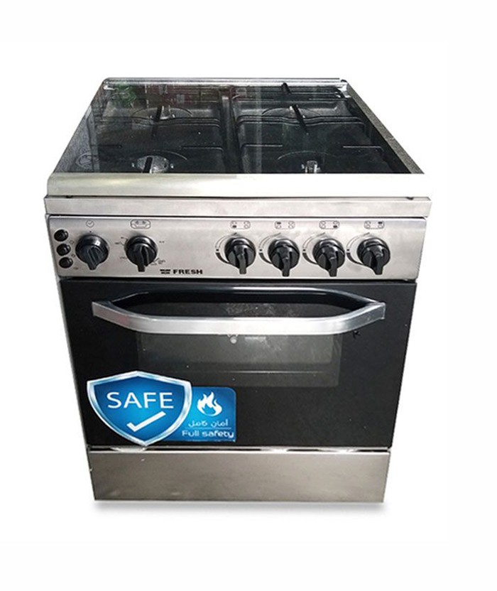 CUISINIÈRE À GAZ FRESH FIRE-GC-55 - 55 CM - INOX