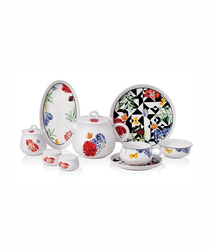 SERVICE PETIT-DÉJEUNER 30 PCS KORKMAZ A8732 - PORCELAINE