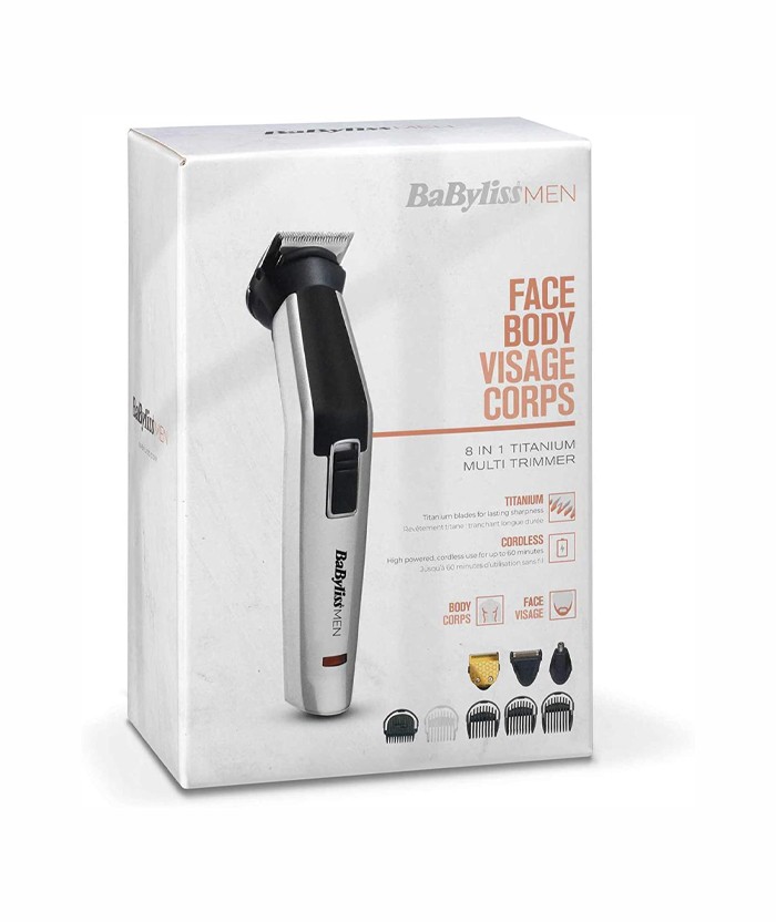 TONDEUSE MULTI-USAGE 8EN1 BABYLISS MT726E - ARGENT