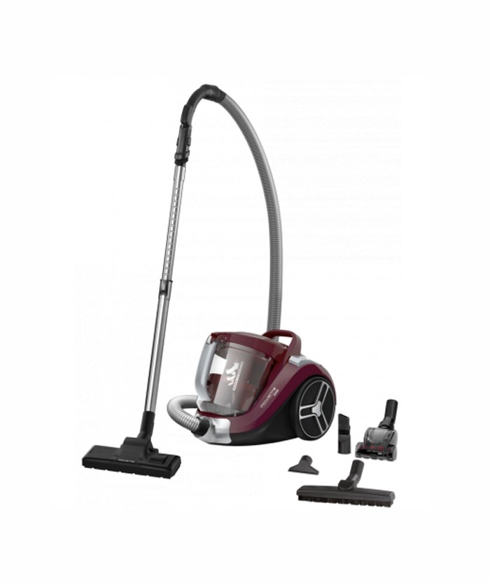 ASPIRATEUR ROWENTA CYLINDRIQUE SANS SAC RO4873EA - 550 W - ROUGE