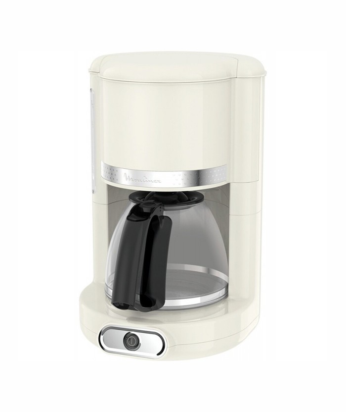 CAFETIÈRE FILTRE MOULINEX SOLEIL IVOIRE FG381A10 - 1000 W - BLANC SALE