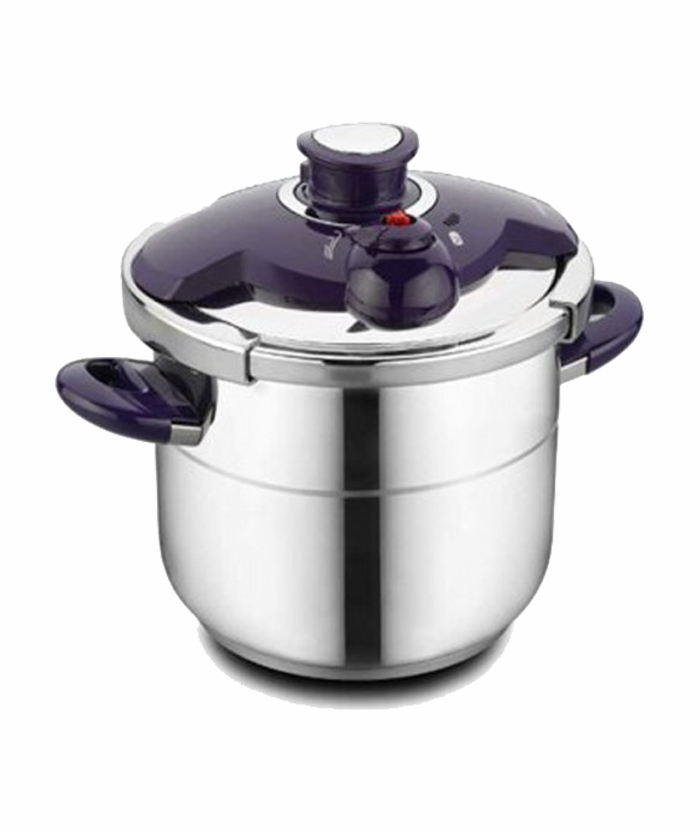 COCOTTE 7L KORKMAZ HERA A169 - INOX - VIOLET ET NOIR