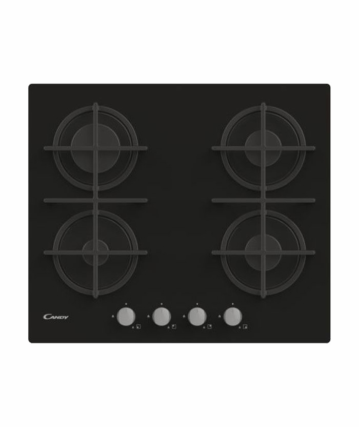 PLAQUE DE CUISSON 4 FEUX CANDY CVG6B - 60 CM - NOIR