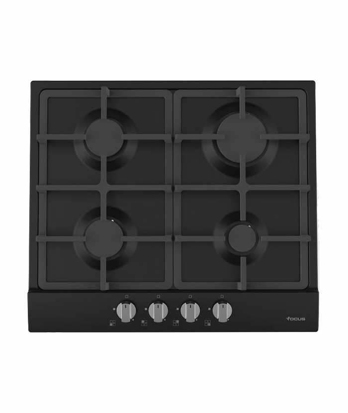 PLAQUE DE CUISSON 4 FEUX FOCUS F.408B - 60 CM - NOIR