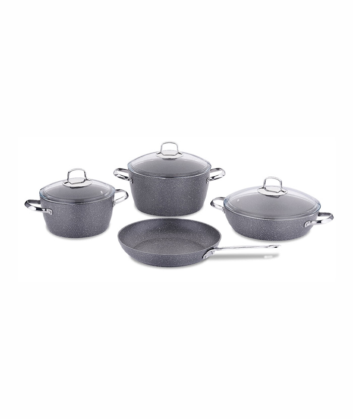 SET 7 PIECES KORKMAZ A2892 NEA - GRANIT